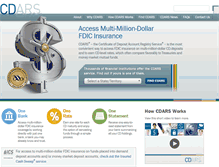 Tablet Screenshot of cdars.com